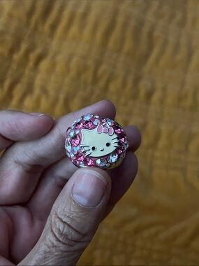 Swarovski Pink Hello Kitty Crystal Ring